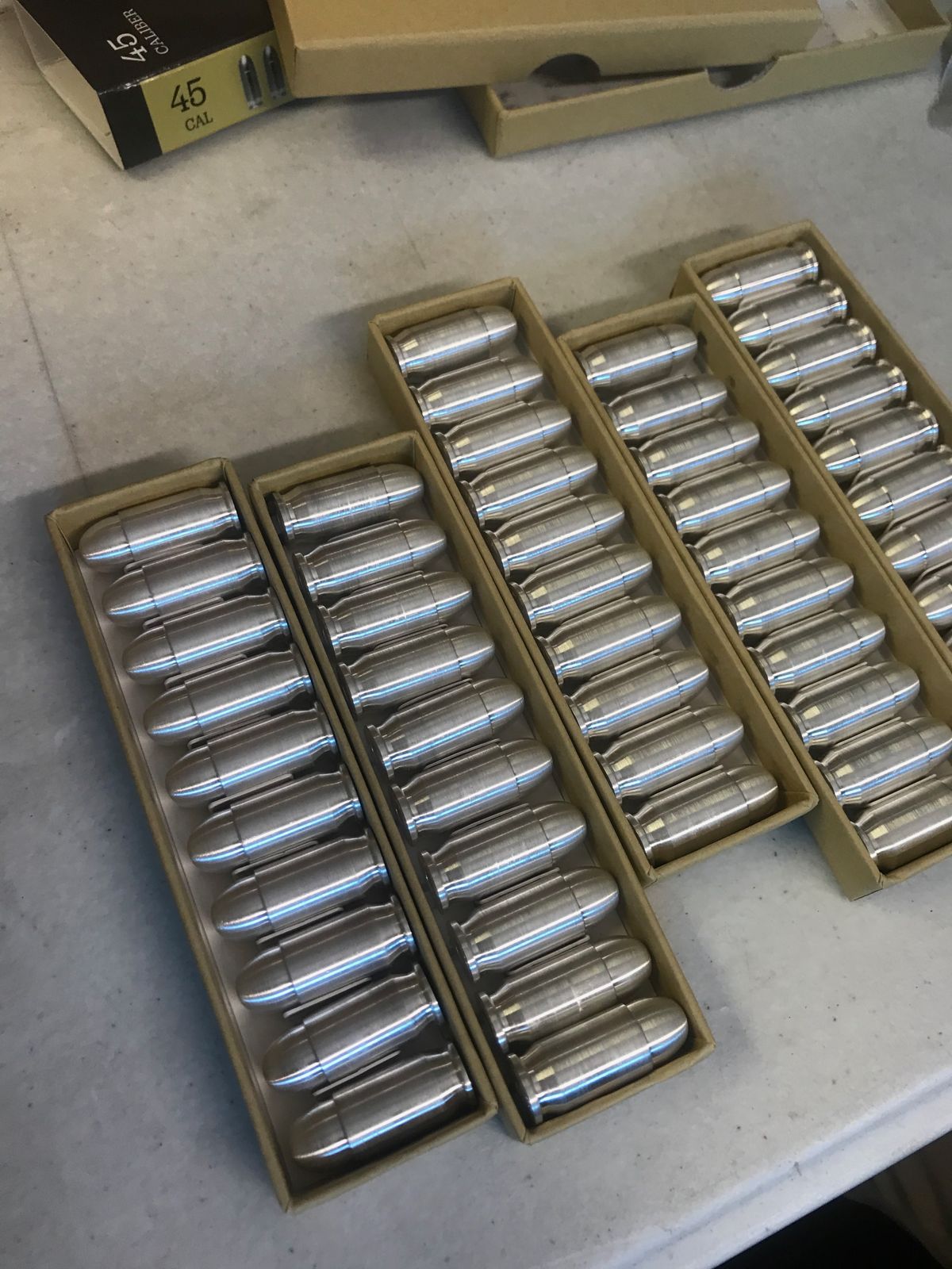 Trays of silver bullets inspected, counted and kitted at FlexPrep