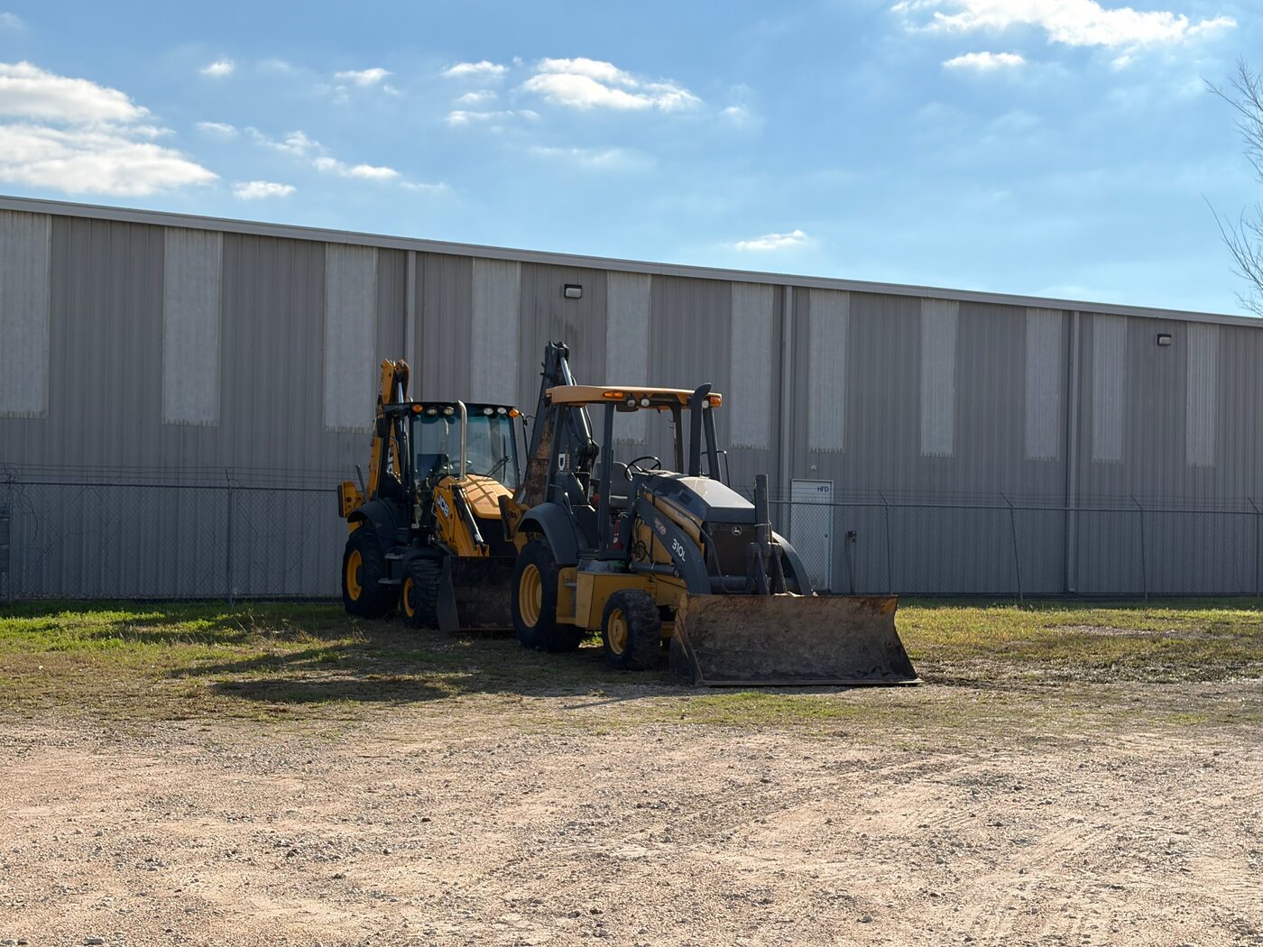 FlexPrep warehouse exterior with dock doors and yard access